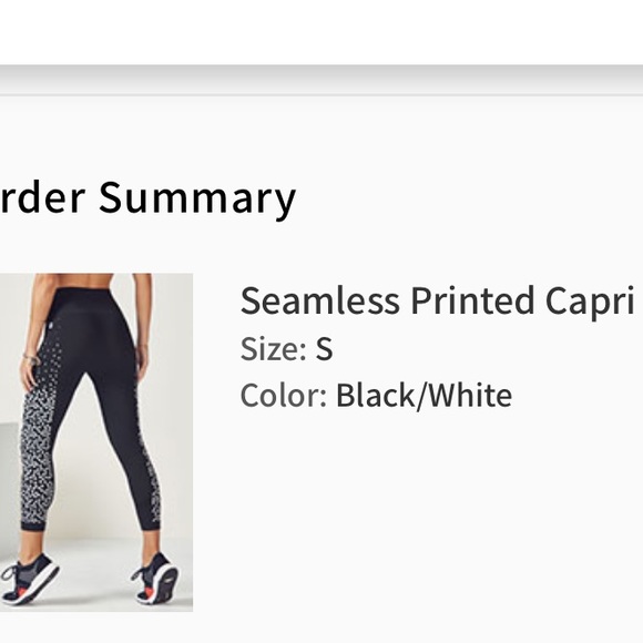 Fabletics Seamless Capris - Picture 4 of 4